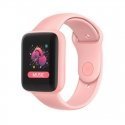 iWear M7 Fitnesa Viedpulkstenis ar Full Touch 1.3'' IPS displeju Asinsspiediena & Pulsa mēr. / Soc. tīkliem Rozā