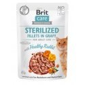 Brit Care kassifileed kastmes steriliseeritud küüliku 85g Brit Care kassifileed kastmes steriliseeritud küüliku 85g