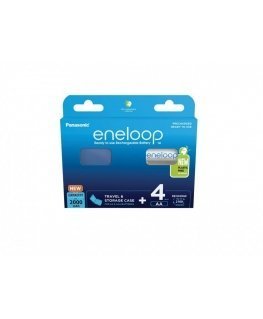 1x4 Panasonic Eneloop Mignon AA 2000mAh + Akkubox BK-3MCDEC4BE