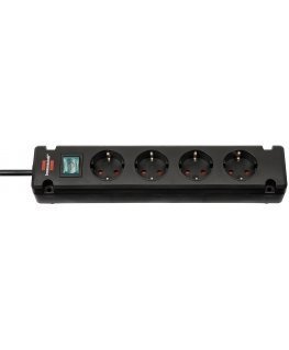 Brennenstuhl 1150650326 elektros tinklo ilgintuvas 1,5 m 4 AC išvestis(ys / čių) Vidaus Juoda