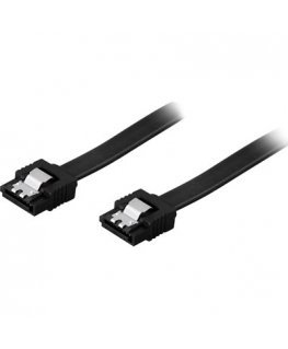 Deltaco SATA-1000 кабель SATA 0,3 m Черный
