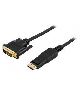 Deltaco DP-2010 seriālais kabelis Melns 1 m 20-pin ha 24-pin ha