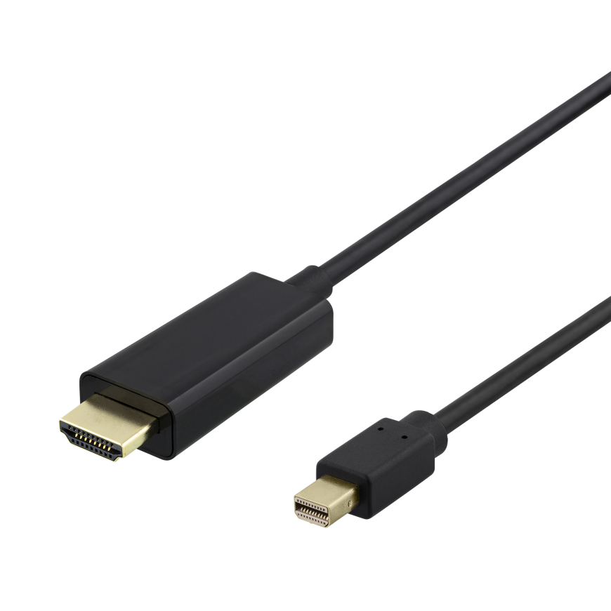 Deltaco Cable DELTACO miniDisplayPort to HDMI