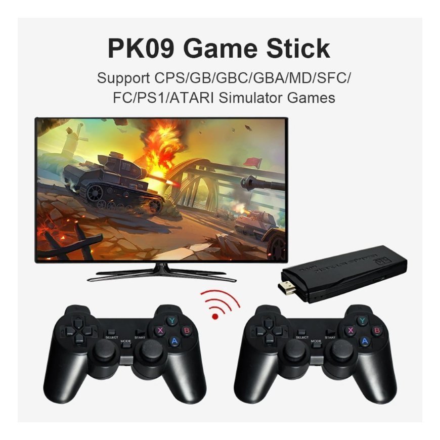 Riff PK-09 64GB TV Box HD 4K Игровая Hdmi Приставка с 2x Wi-Fi Контроллерами & Мульти Платформа 8-64bit 4000 Игр – 6