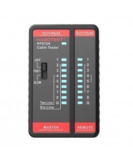 Habotest HT812A Network cable tester RJ45 / RJ14 / RJ12 / RJ9