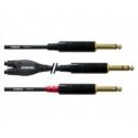 Cordial CFY 0.9 VPP audiokaabel 0,9 m 2 x 6.35mm 6.35mm Must Cordial CFY 0.9 VPP audiokaabel 0,9 m 2 x 6.35mm 6.35mm Must