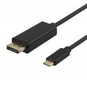 Deltaco USBC-DP100 video cable adapter 1 m USB Type-C DisplayPort Black Deltaco USBC-DP100 video cable adapter 1 m USB Type-C DisplayPort Black
