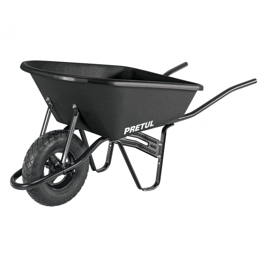 Truper Garden wheelbarrow with plastic tray