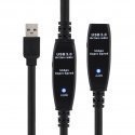 Deltaco USB3-1008 USB-kaapeli 15 m USB 3.2 Gen 1 (3.1 Gen 1) USB A Musta Deltaco USB3-1008 USB-kaapeli 15 m USB 3.2 Gen 1 (3.1 Gen 1) USB A Musta