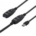 Deltaco USB3-1008 USB kabelis 15 m USB 3.2 Gen 1 (3.1 Gen 1) USB A Melns Deltaco USB3-1008 USB kabelis 15 m USB 3.2 Gen 1 (3.1 Gen 1) USB A Melns