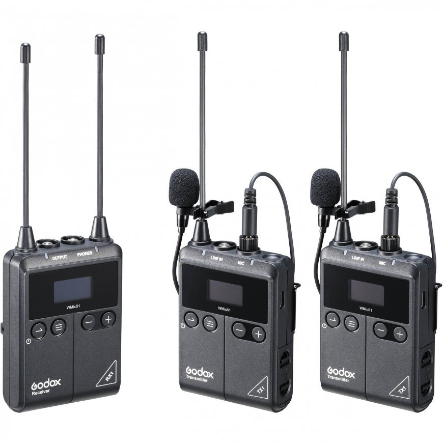 Godox WmicS1 Kit 2 UHF Lavalier