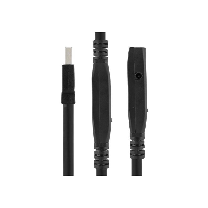 Deltaco USB3-1006 USB кабель 10 m USB 3.2 Gen 1 (3.1 Gen 1) Mini-USB B USB A Черный – 3