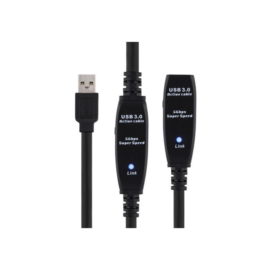 Deltaco USB3-1006 USB-kaabel 10 m USB 3.2 Gen 1 (3.1 Gen 1) Mini-USB B USB A Must – 4
