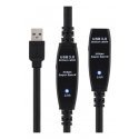 Deltaco USB3-1006 USB cable 10 m USB 3.2 Gen 1 (3.1 Gen 1) Mini-USB B USB A Black