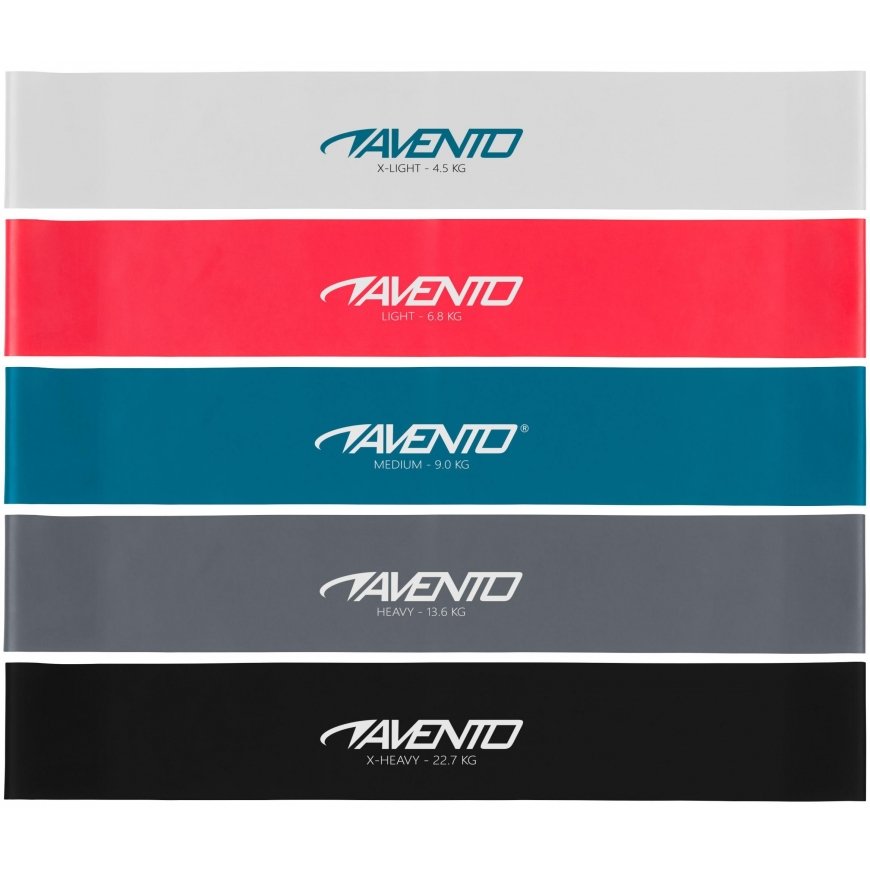 Belt exercise set AVENTO 42SA 5 pcs