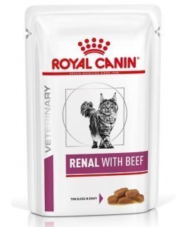Royal Canin vet inkstų kačių su jautiena 12 x 85 g