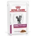 ROYAL CANIN Renal veiselihaga Märg kassitoit Tükid kastmes Kana, sealiha, veiseliha 12x85 g ROYAL CANIN Renal veiselihaga Märg kassitoit Tükid kastmes Kana, sealiha, veiseliha 12x85 g