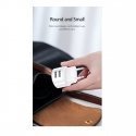 Usams US-T20 Set 2in1 Round Shape Compact 2.1A Travel charger + USB to Lightning 1m Cable White