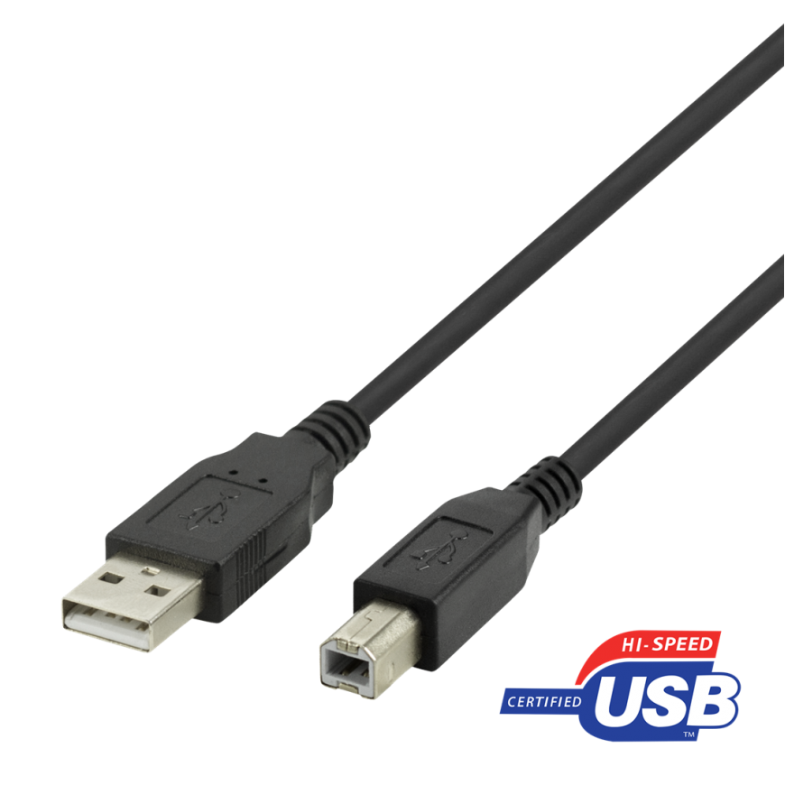 Deltaco USB-B 2.0 cable DELTACO