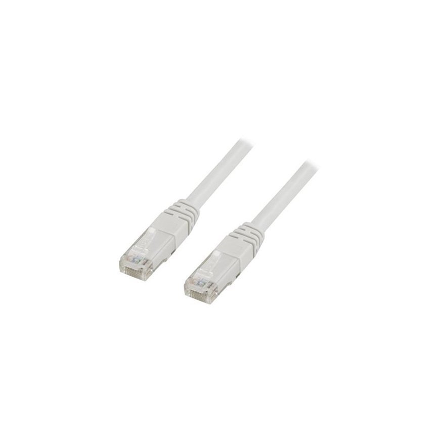 Deltaco TP-615V tīkla kabelis Balts 15 m Cat6