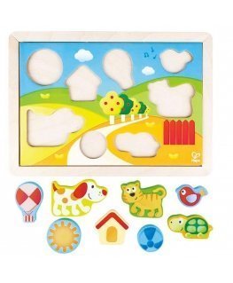 Hape Toys E1601 puzzle Sliding puzzle 12 pc(s) Animals