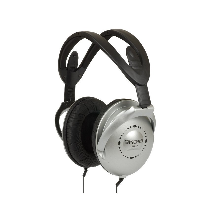 Koss UR18 Наушники Проводная Оголовье Музыка Черный, Серебристый – 3