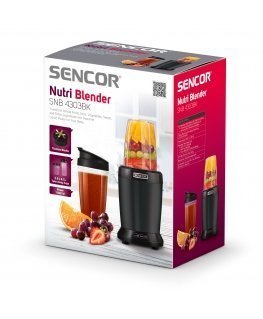 Sencor SNB 4303BK kannmikser 1 l Lauapealne blender 1000 W Must