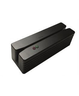 Deltacoimp Compact magnetic card reader with USB interface, lane 1 + 2 + 3, black Deltaco CMSR-33-USB / POS-420