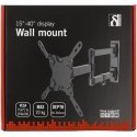 Deltaco ARM-459 televizora stiprinājums 101,6 cm (40") Melns
