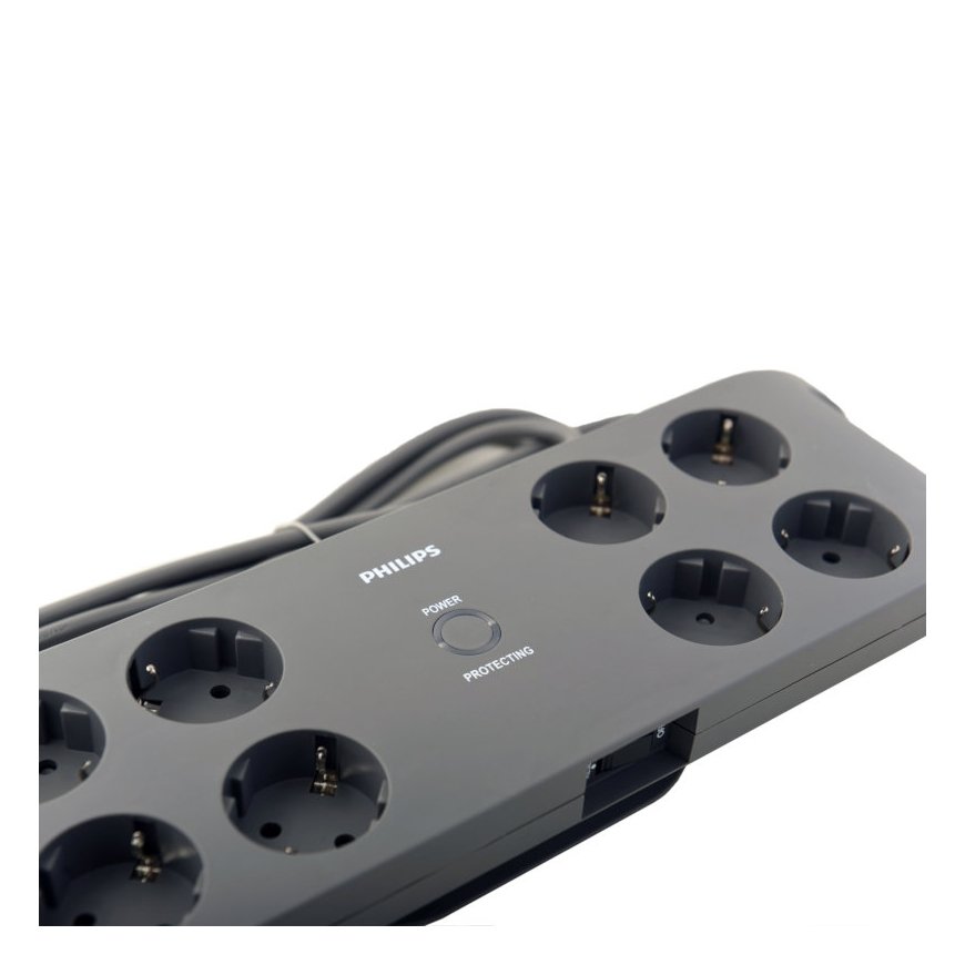 Extension cord with voltage protection Philips SPN3180A/58 – 3