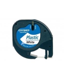 DYMO 12mm LetraTAG Plastic tape label-making tape