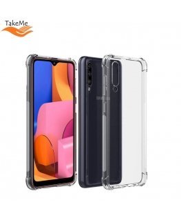 TakeMe Anti-Shock Extra Aizsardzības 0.5mm Maks-apvalks priekš Samsung Galaxy A20s (A207F) Caurspīdīgs