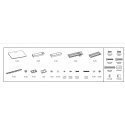 Mozi TS-3 Large 37"-70" -television kääntyvä pöytäjalusta