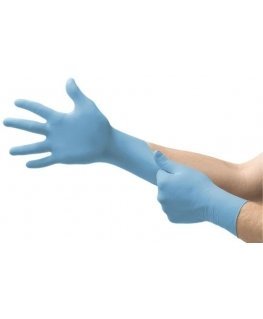 Disposable gloves Ansell TouchNTuff® 92-670, 100 pcs, 0.13mm thick, size XL (9.5-10) blue