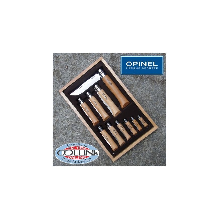 Opinel Collector Set Wood Box 10-piece