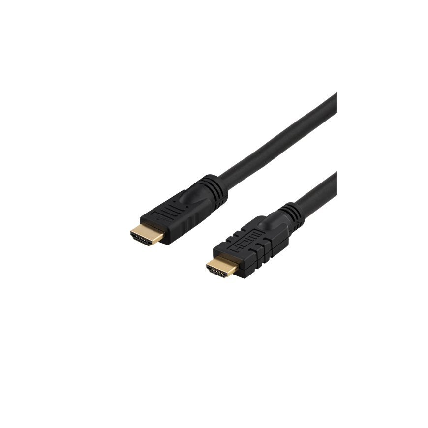 Deltaco HDMI-1250 HDMI-kaapeli 25 m HDMI-tyyppi A (vakio) Musta – 2