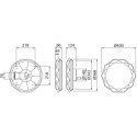 Airam Gaia Starlight -plafondi, 22W, 2700-6500K, valkoinen, 40 cm Airam Gaia Starlight -plafondi, 22W, 2700-6500K, valkoinen, 40 cm