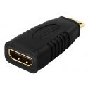 Deltaco HDMI-18 гендерный адаптер 19-pin HDMI 19-pin miniHDMI Черный Deltaco HDMI-18 гендерный адаптер 19-pin HDMI 19-pin miniHDMI Черный