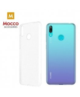 Mocco Ultra Back Case 1 mm Aizmugurējais Silikona Apvalks Priekš Huawei Y6 (2019) / Huawei Y6 Prime (2019) Caurspīdīgs