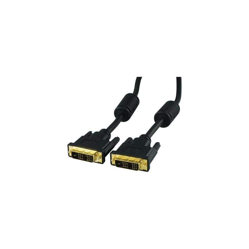 Deltaco VE011-B DVI kabelis 3 m DVI-D Juoda – 3