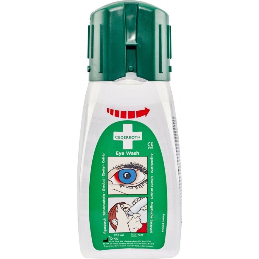 Cederroth Eyewash Bottle, pocket size, 235 ml