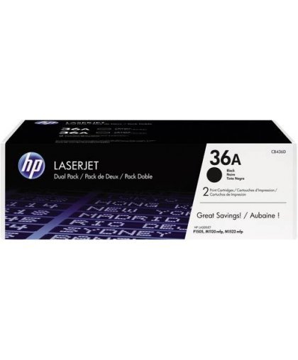 HP 36A Tonera 2-Pack Black – 2