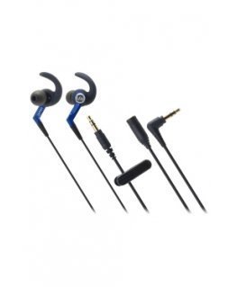 Audio-Technica ATH-CKP500BL kõrvaklapid ja peakomplekt Juhtmega ühendatud Kõrvasisene Must, Sinine