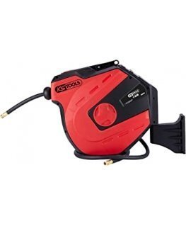 suruõhuvoolikurull seinale D10mm, 15m +1,5m, 1/4´´ ühendus, KS Tools