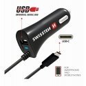 „Swissten“ automobilinis įkroviklis 2x USB-A 2,4 A (20110900) „Swissten“ automobilinis įkroviklis 2x USB-A 2,4 A (20110900)