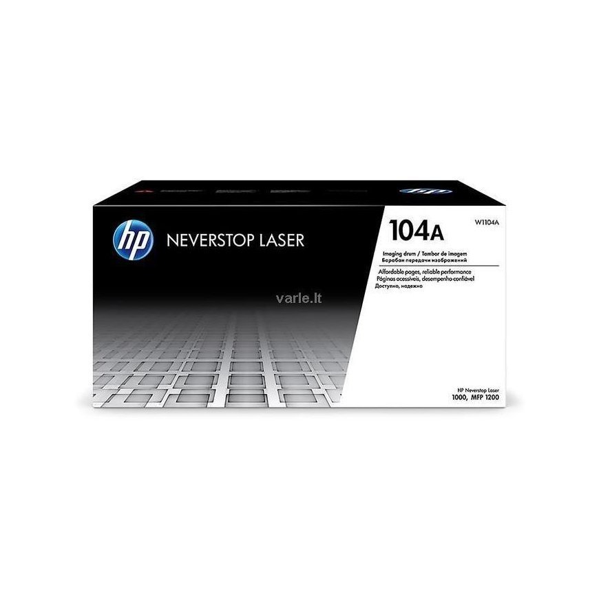 HP 104A (W1104A), juodas būgnas – 21