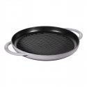 Staub grill pan induction round 30cm Graphite Grey Staub grill pan induction round 30cm Graphite Grey
