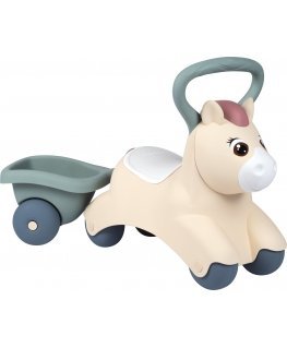 SMOBY Little First Jeżdzik Pony Ride-On Pony with trailer
