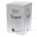 Šiukšlių dėžė SAIMA, su pedalu, 12 L, sidabro sp. Šiukšlių dėžė SAIMA, su pedalu, 12 L, sidabro sp.