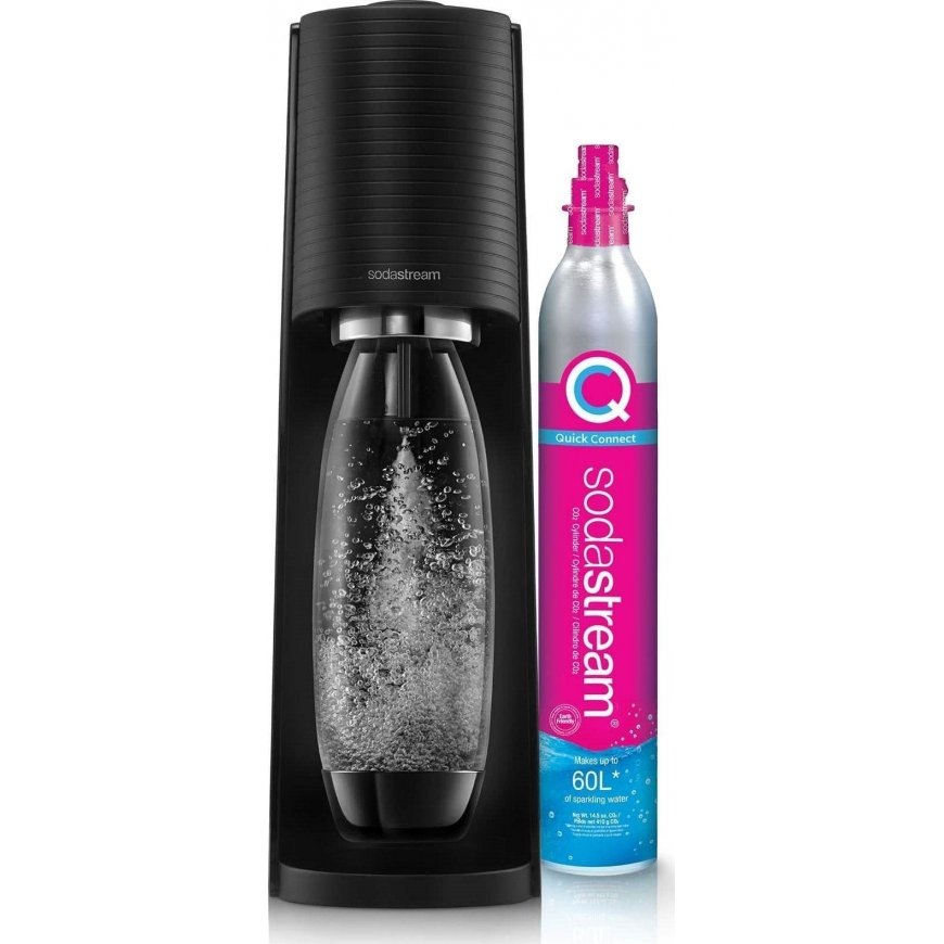 Carbonated drinks maker SodaStream Terra, black – 5